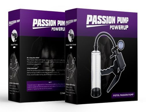 Вакуумна помпа з манометром CANWIN Passion Pump Powerup - P538