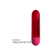 Перезаряжаемая вибропуля Pretty Love - Kiwi Red, BI-300091-3