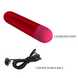 Перезаряжаемая вибропуля Pretty Love - Kiwi Red, BI-300091-3