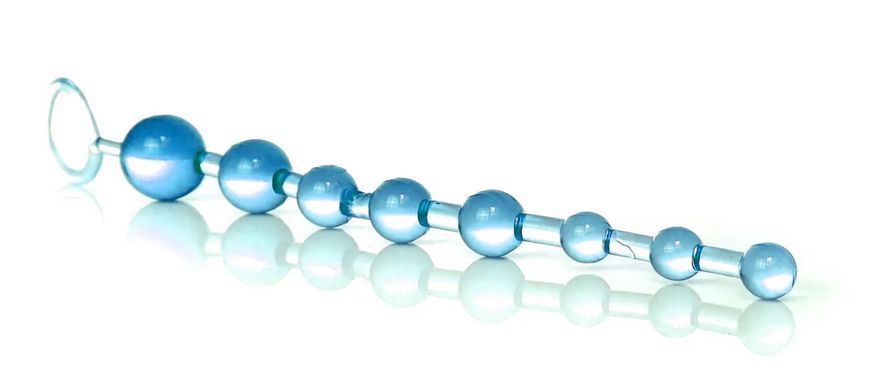 Анальні намиста Jelly Anal Beads Blue, SKN-ANL033 Blue