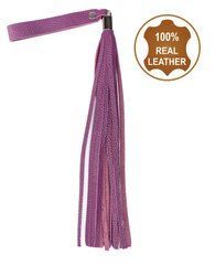 Флогер з натуральної шкіри Flirty Soft Leather - Violet, BM-00024