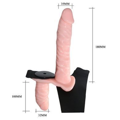 Страпон с двумя насадками Ultra Passionate Harness BW-022049