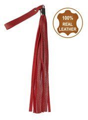 Флогер з натуральної шкіри Flirty Soft Leather - Red, BM-00025