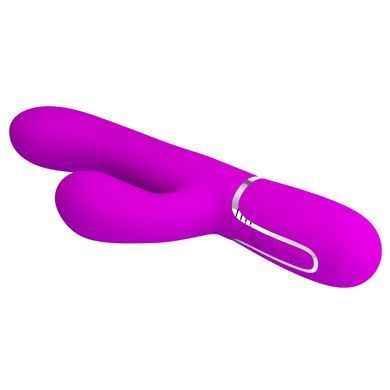 Вібромасажер із поступальним рухом серії Pretty Love - Mariana Twinkled Purple 7 vibration functions 4 rolling functions, BW-500034