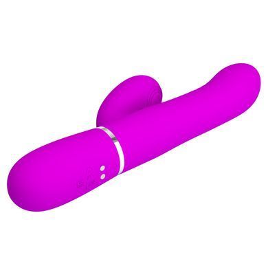 Вібромасажер із поступальним рухом серії Pretty Love - Mariana Twinkled Purple 7 vibration functions 4 rolling functions, BW-500034