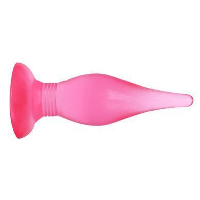 Анальная пробка на присоске "Butt plug" BI-017006 Red