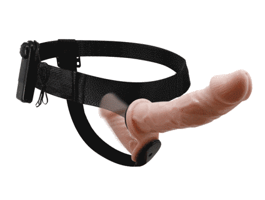 Страпон з вібрацією з 2-ма вібромоторами ULTRA PASSIONATE HARNESS STRAP-ON, BW-022060