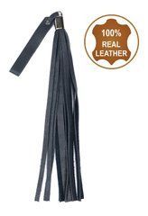 Флогер з натуральної шкіри Flirty Soft Leather - Dark Blue, BM-00026