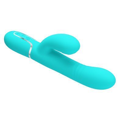Вібромасажер із поступальним рухом серії Pretty Love - Mariana Twinkled Green 7 vibration functions 4 rolling functions, BW-500034-1