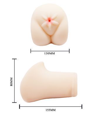 Мастурбатор-вагина BAILE - 3D Masturbator Vibration, BM-009146
