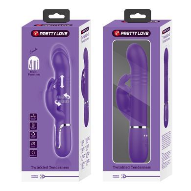 Вибромассажер с поступательным движением серии Pretty Love - Coale Dark Purple, BW-500013-2