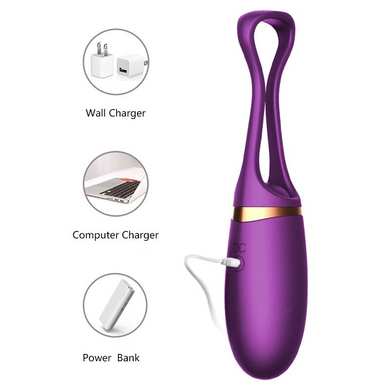 Віброяйце з пультом дистанційного керування - Vibrating Silicone Love EGG USB, BS6300002