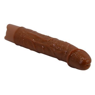 Перезаряжаемый вибратор реалистик Pretty Love - Osric Realistic Vibrating Dildo Brown, BW-500081-1