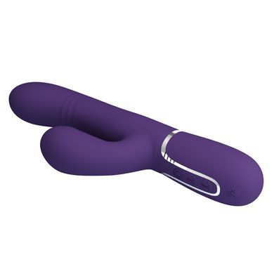 Вибромассажер с поступательным движением серии Pretty Love - Mariana Twinkled Dark Purple 7 vibration functions 4 rolling functions, BW-500034-2