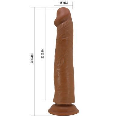 Фаллоимитатор на присоске, с эффектом скользящей кожи LyBaile - Sharife Sliding Skin 10&rdquo;, BW-008118LP-1