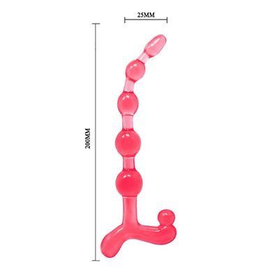 Анальные бусы "Bendy twist" BI-040005 0101S