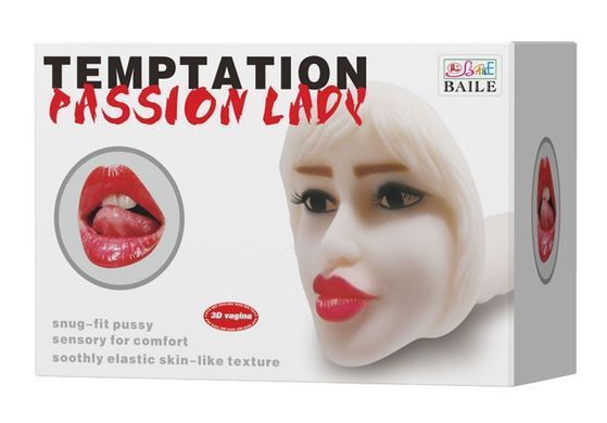 Мастурбатор ротик з вібростимуляцією BAILE - TEMPTATION PASSION LADY Vibration, BM-009183