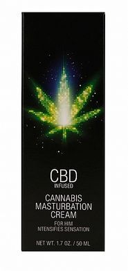Стимулюючий крем для чоловіків Shots-CBD Cannabis Masturbation Cream For him, 50 ml
