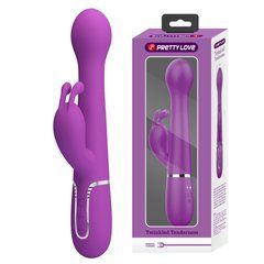 Вібромасажер із поступальним рухом серії Pretty Love - Dejon Purple, BW-500014-3