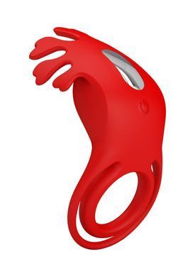 Эрекционное кольцо Pretty Love - Vibration Penis Ring Ruben Red, BI-210311