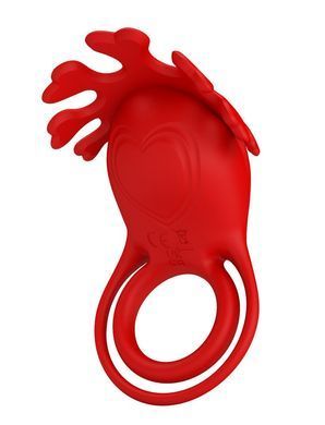 Эрекционное кольцо Pretty Love - Vibration Penis Ring Ruben Red, BI-210311