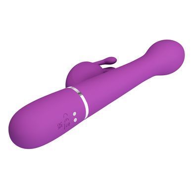 Вибромассажер с поступательным движением серии Pretty Love - Dejon Purple, BW-500014-3