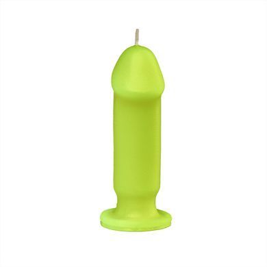 Свеча LOVE FLAME - Dildo S Yellow Fluor, CPS04-YELLOW