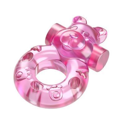 Кільце з вібрацією і презервативом "Vibrator & condom" BI-010083