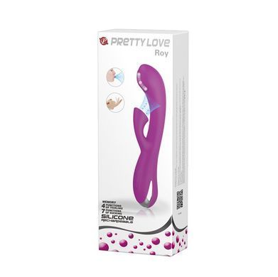 Вібромасажер з вакуумним кліторальним стимулятором PrettyLove-Roy, BI - 014580