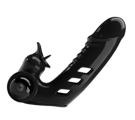 Кліторальний стимулятор на палець Pretty Love-Corbin Finger Black, BI - 014859