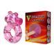 Кільце з вібрацією і презервативом "Vibrator & condom" BI-010083