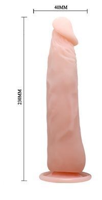 Вибратор на присоске Vibrating Cock, BW-008068A