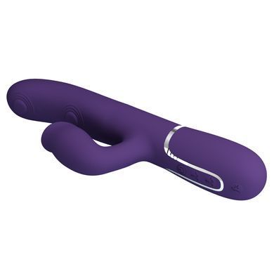 Пульсатор с клиторальным стимулятором серии Pretty Love - Gigi Dark Purple 7 thumping functions 7 licking modes, BW-500035-2