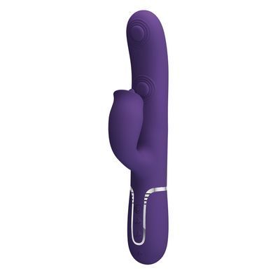 Пульсатор с клиторальным стимулятором серии Pretty Love - Gigi Dark Purple 7 thumping functions 7 licking modes, BW-500035-2