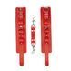 Наручники из натуральной кожи Flirty Leather - Red, KC00019