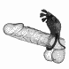 Кільце ерекційне Pretty Love - Vibration Penis Ring Ruben Black, BI-210311-1