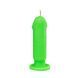 Свеча LOVE FLAME - Dildo S Green Fluor, CPS04-GREEN
