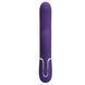 Пульсатор с клиторальным стимулятором серии Pretty Love - Gigi Dark Purple 7 thumping functions 7 licking modes, BW-500035-2