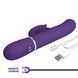Пульсатор с клиторальным стимулятором серии Pretty Love - Gigi Dark Purple 7 thumping functions 7 licking modes, BW-500035-2