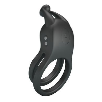 Кільце ерекційне Pretty Love - Goodwin Vibrating Double Penis Ring, BI-210222