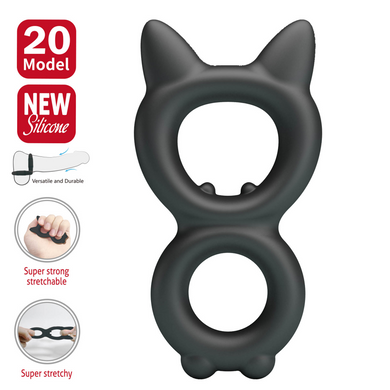 Ерекційне кільце Crazy Bull №20 - TORAN super soft silicone, BI-210365