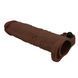 Удлиняющая насадка с вибростимуляцией Pretty Love - Quillon Vibrating Penis Sleeve Brown, BI-026281Z-1