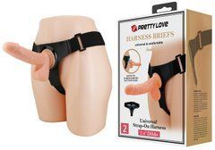 Страпон жіночий Pretty Love - HARNESS BRIEFS Tom, BW-022090NR