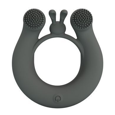 Ерекційне вібро кільце Pretty Love - Master Ring GREY, BI-210324-1