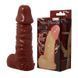 Насадка-презерватив BI-016009-0902S ( коричнева )
