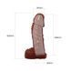 Насадка-презерватив BI-016009-0902S ( коричнева )
