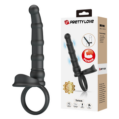 Насадка для анального сексу з вібрацією PRETTY LOVE - Tatum, 10 vibration functions, BI-210375