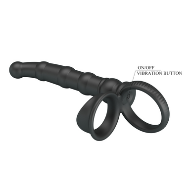 Насадка для анального сексу з вібрацією PRETTY LOVE - Tatum, 10 vibration functions, BI-210375