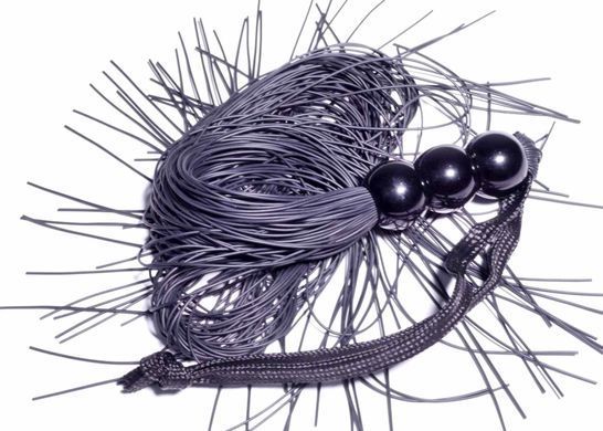 Силіконовий флогер ( довжина 26 см ) Fetish Boss Series - Silicone Whip Black 10", BS6100037