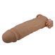 Удлиняющая насадка с вибростимуляцией Pretty Love - Xerxes Vibrating Penis Sleeve Skin, BI-026282Z